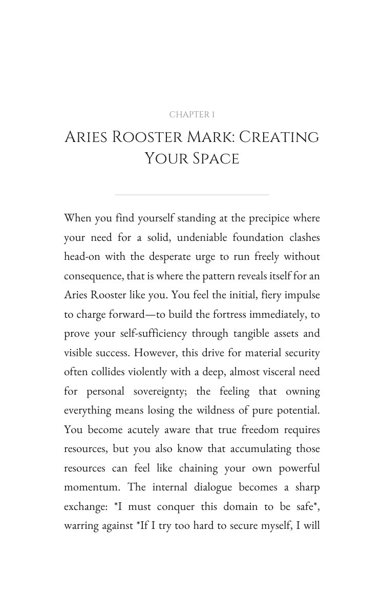 Aries Rooster Way: Money Wealth interior preview