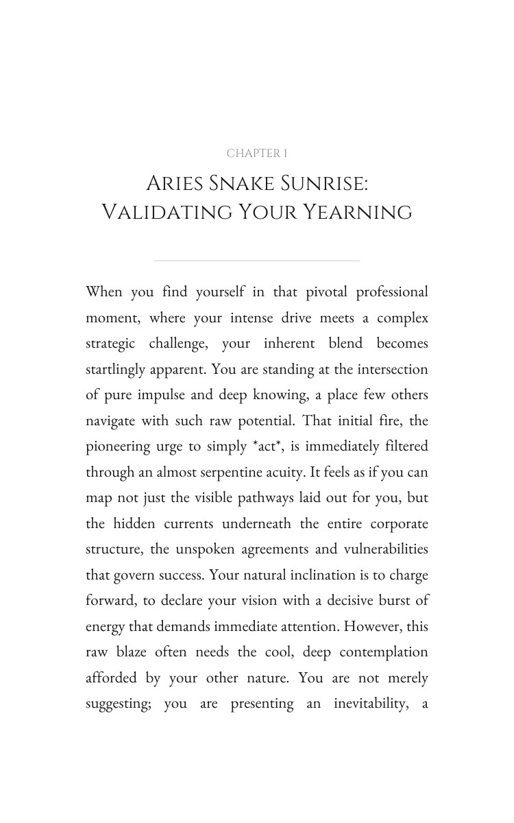 Aries Snake Career Success Excellence Guide: Unlock Your Transformation interior preview