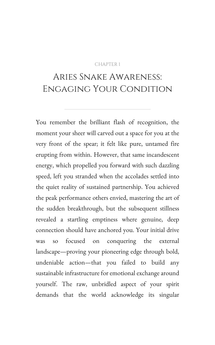 Aries Snake Leadership Optimization Guide: Elevate Your Aspiration interior preview