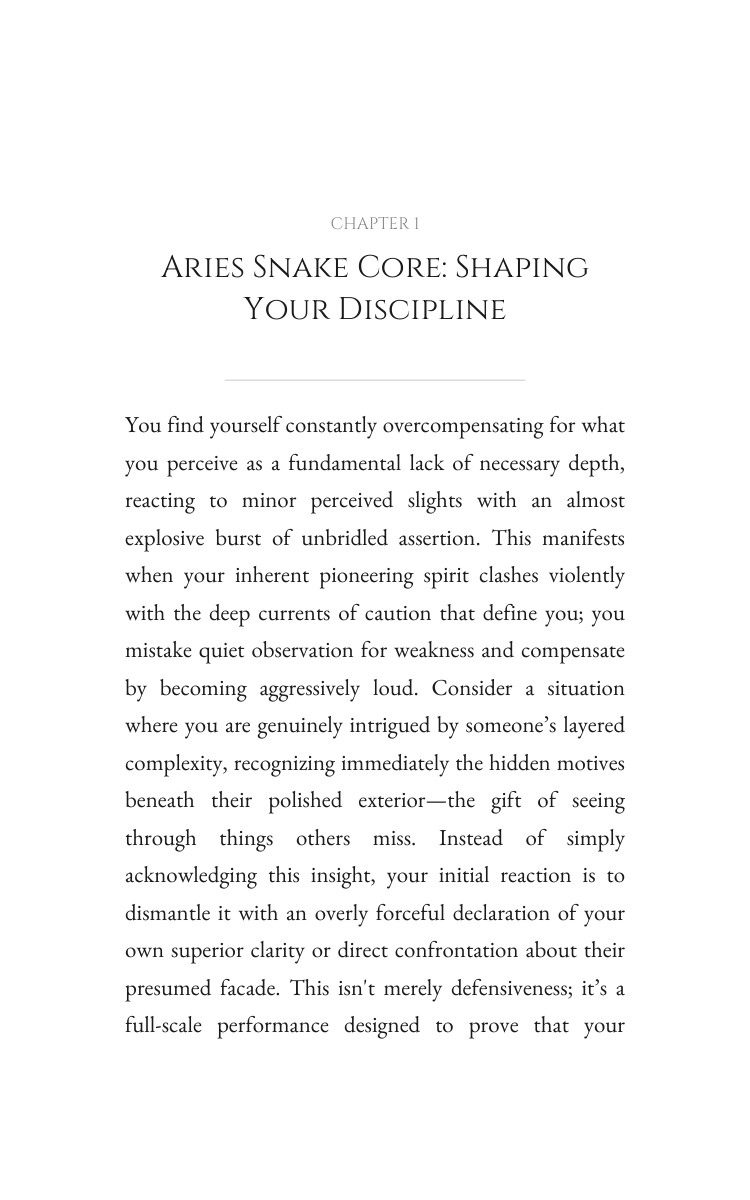 Aries Snake Personal Growth Strategy Guide: Organize Your Approach interior preview