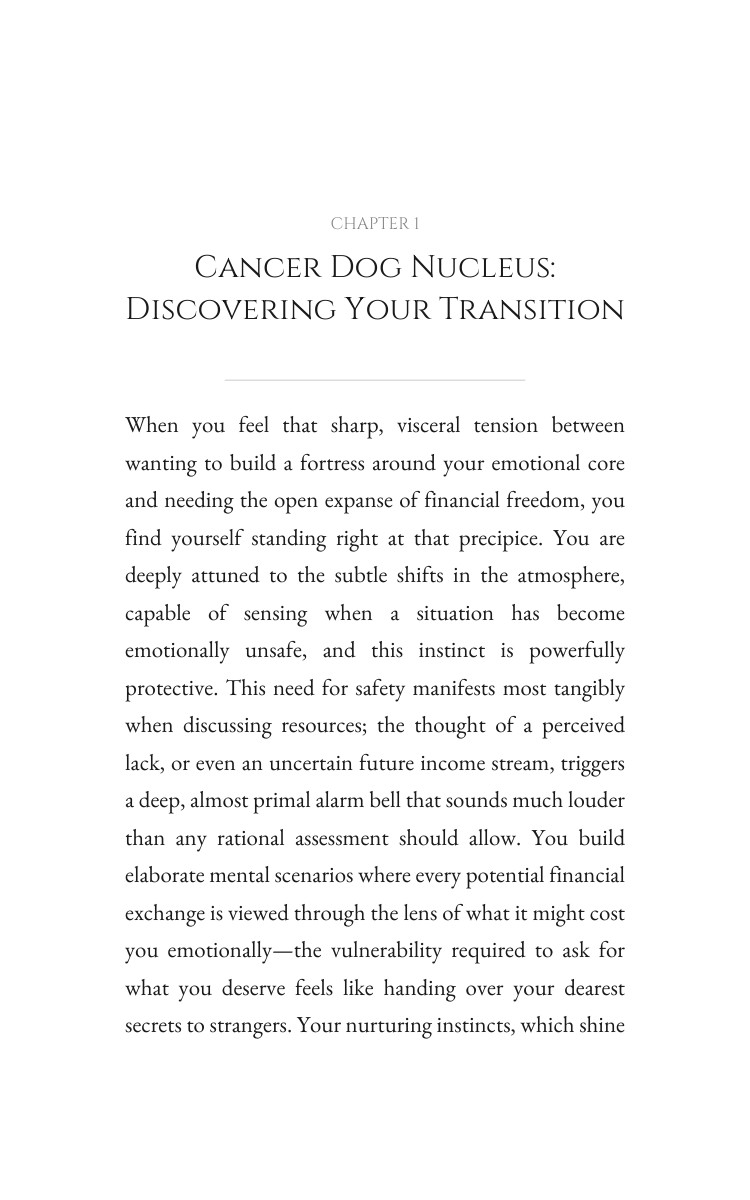 Cancer Dog Money Wealth Achievement Guide: Unblock Your Evolution interior preview