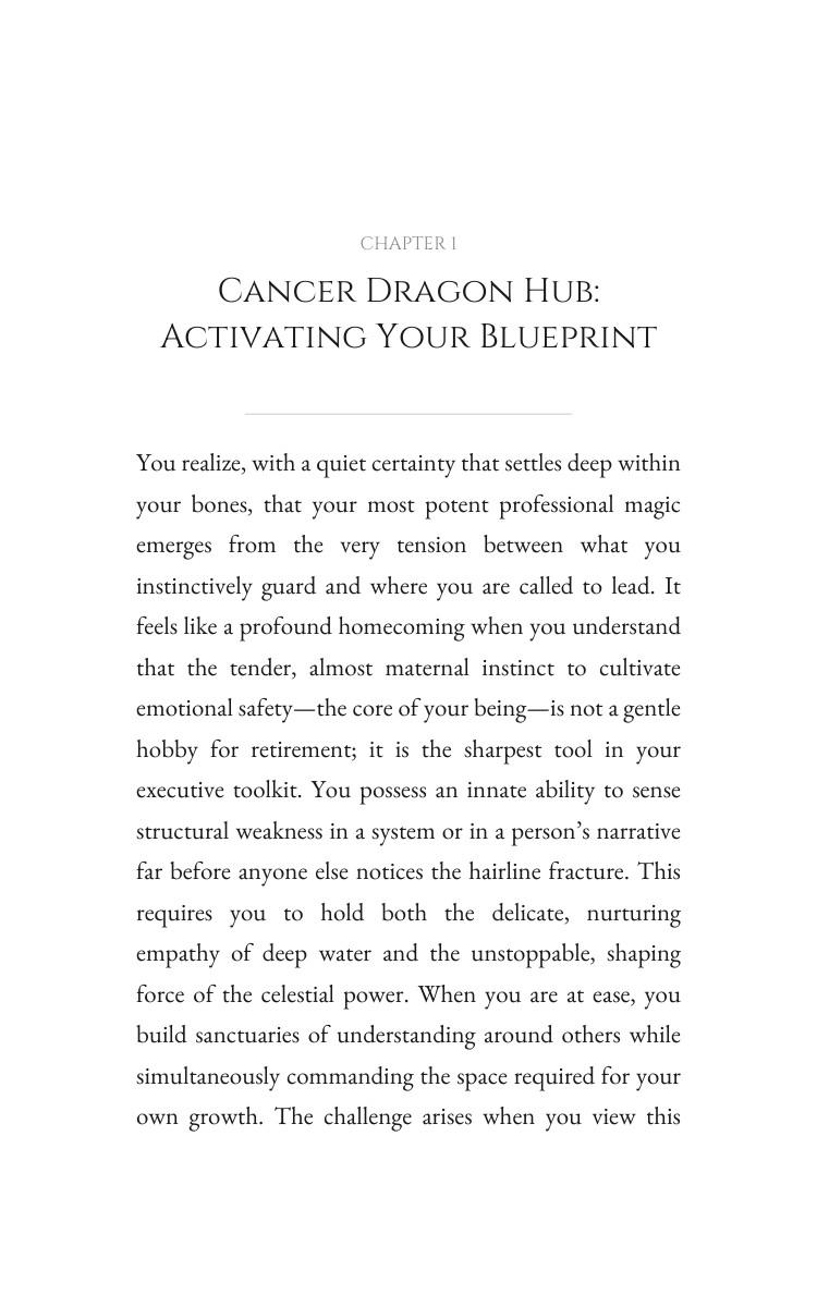 Cancer Dragon: Career Success Clarity interior preview