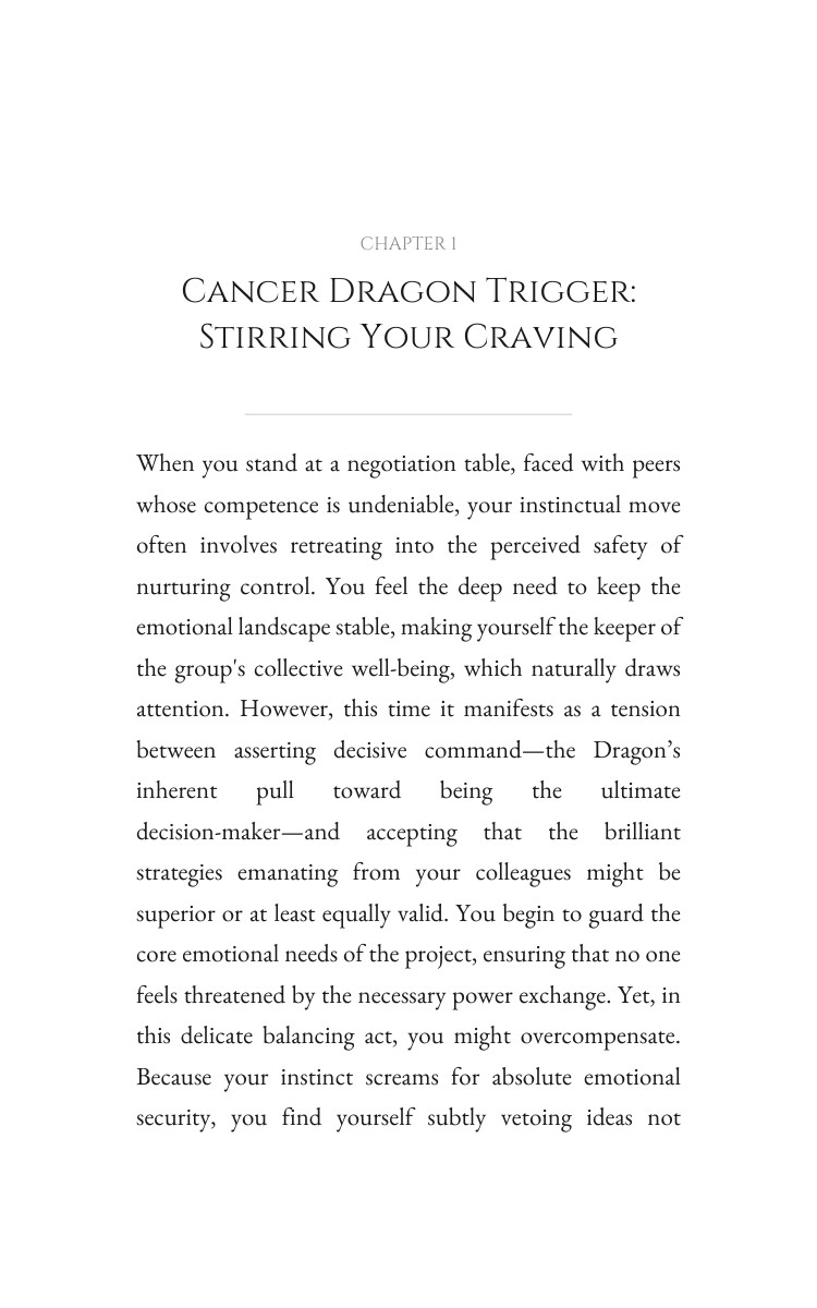 Cancer Dragon Leadership Revolution: Your Chapter Materialized interior preview