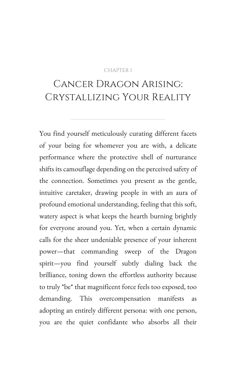 Cancer Dragon Love Relationships Cornerstone: Your Chapter Constructed interior preview