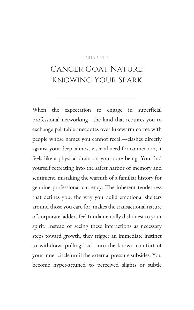 Cancer Goat Career Success Manual: Your Art Concentrated interior preview