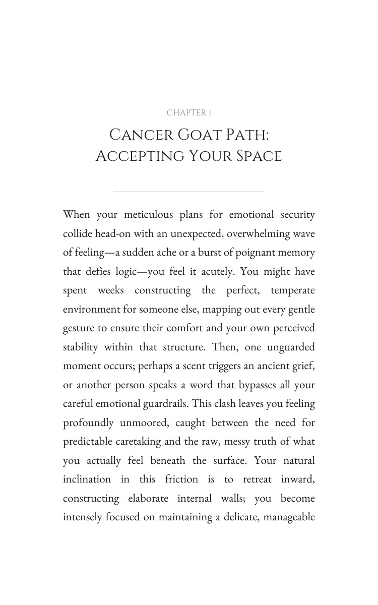Cancer Goat Personal Growth Manual: Your Design Strengthened interior preview