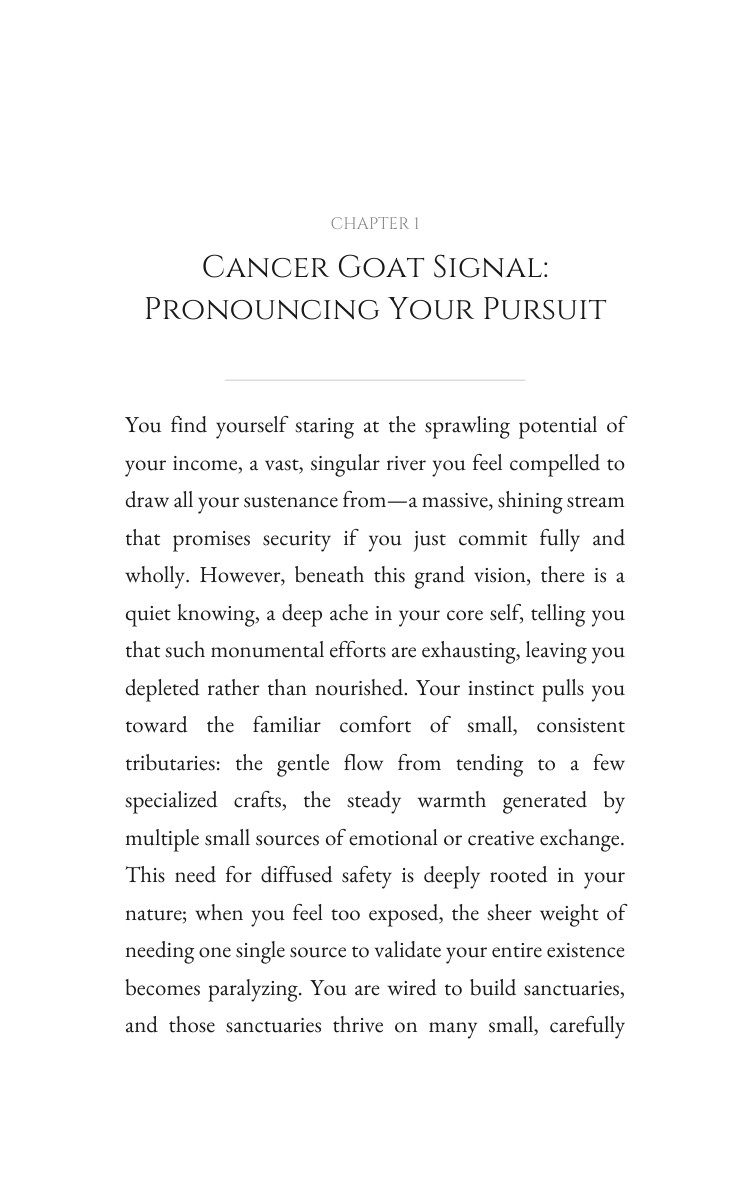 Cancer Goat: Your Money Wealth Blueprint interior preview
