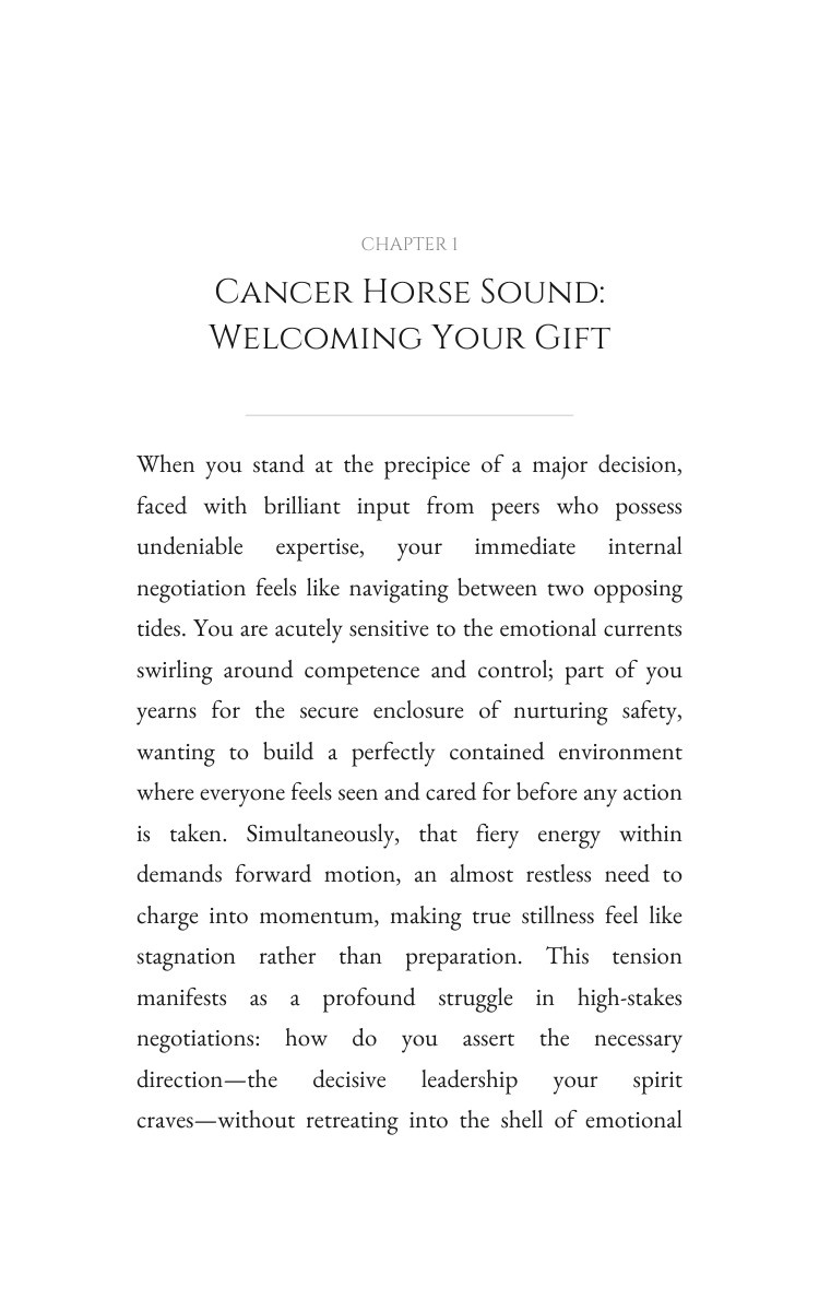 Cancer Horse Leadership Strategy Guide: Focus Your Spark interior preview
