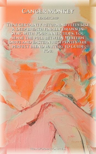 Cancer Monkey Leadership Wisdom: Your Page Harmonized preview 1