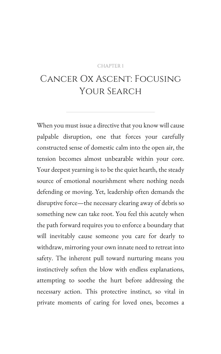 Cancer Ox Leadership: Your Success Map interior preview