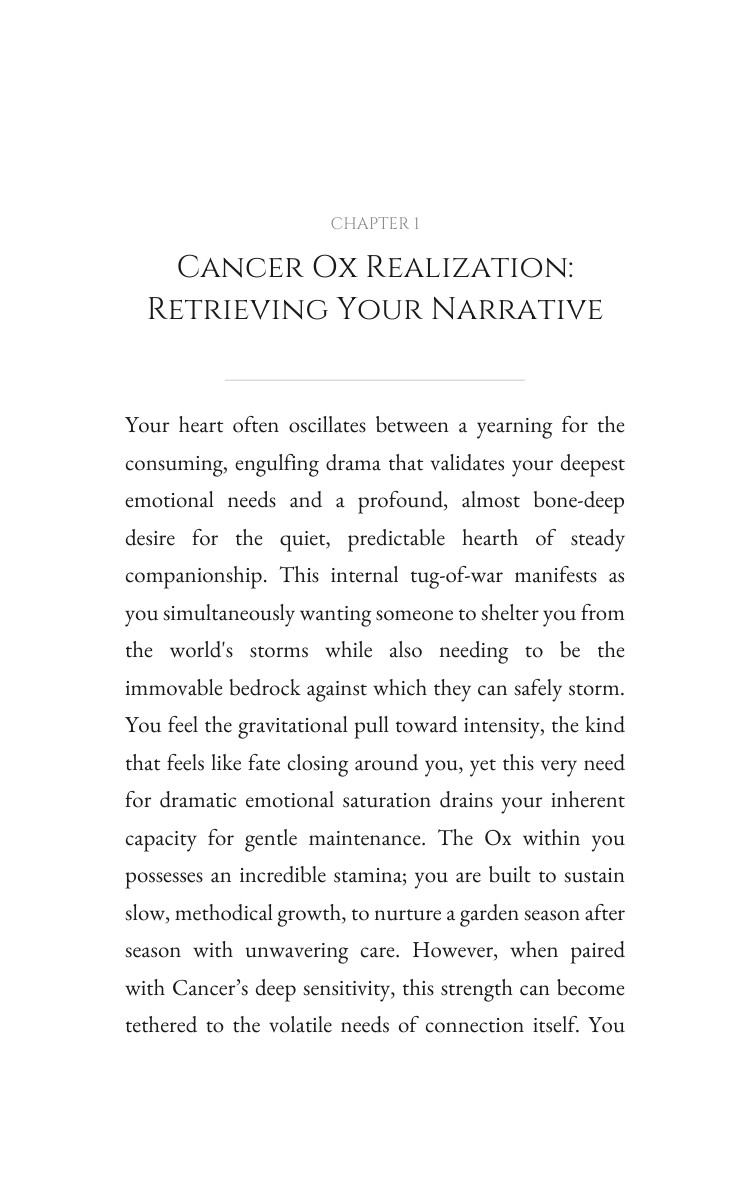 Cancer Ox Love Relationships Strategy Guide: Weaponize Your Script interior preview