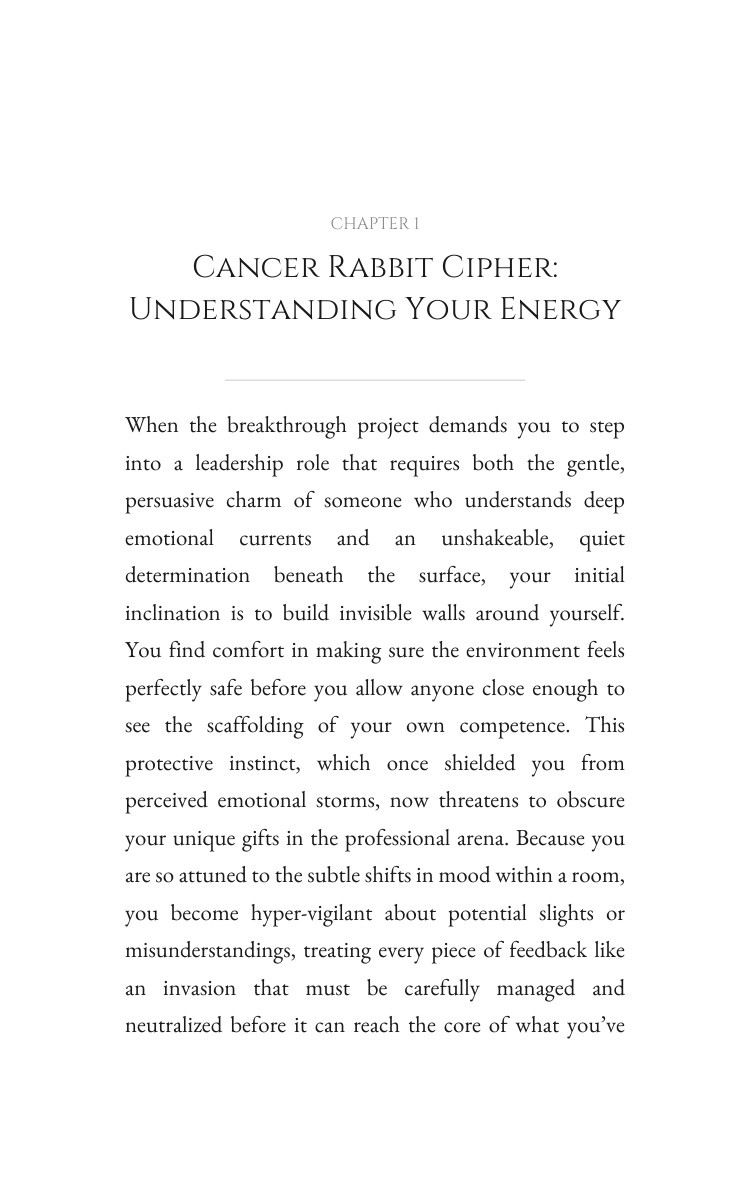 Cancer Rabbit: Career Success Evolution interior preview