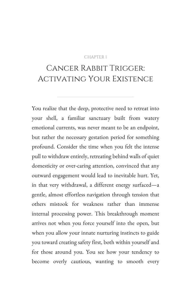 Cancer Rabbit Personal Growth Guide: Your Reality Revolution interior preview
