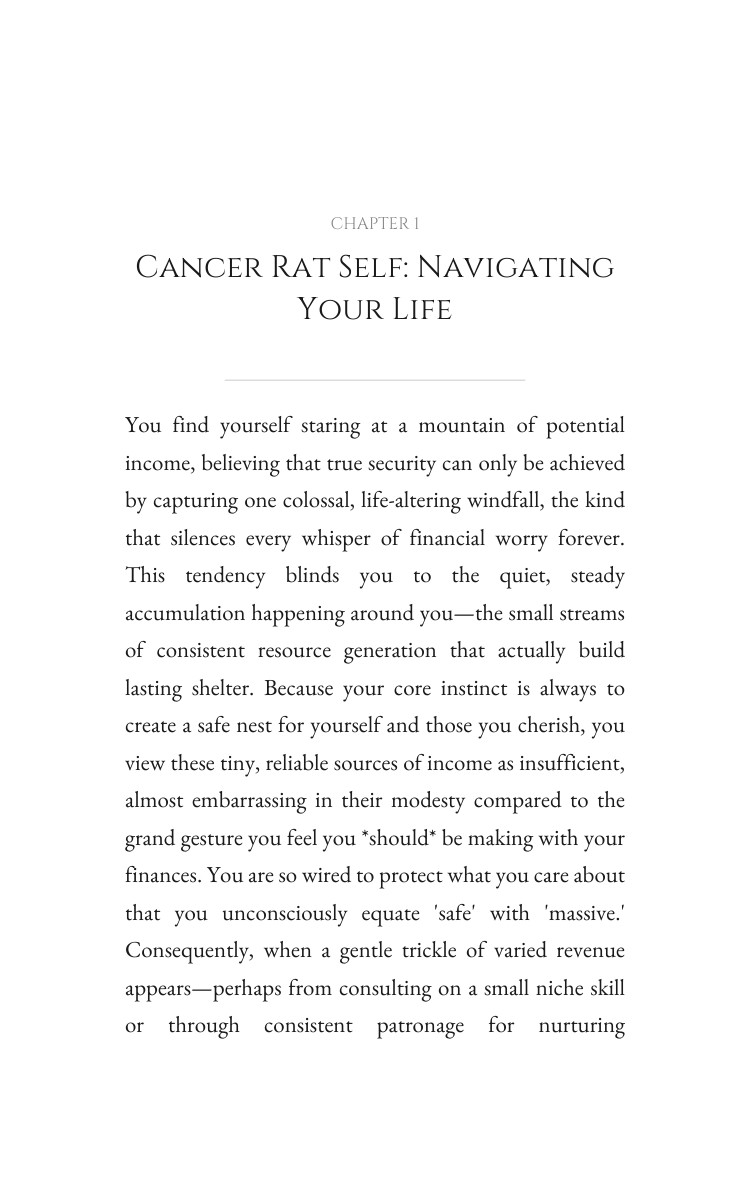 Cancer Rat Money Wealth: Complete Guide interior preview