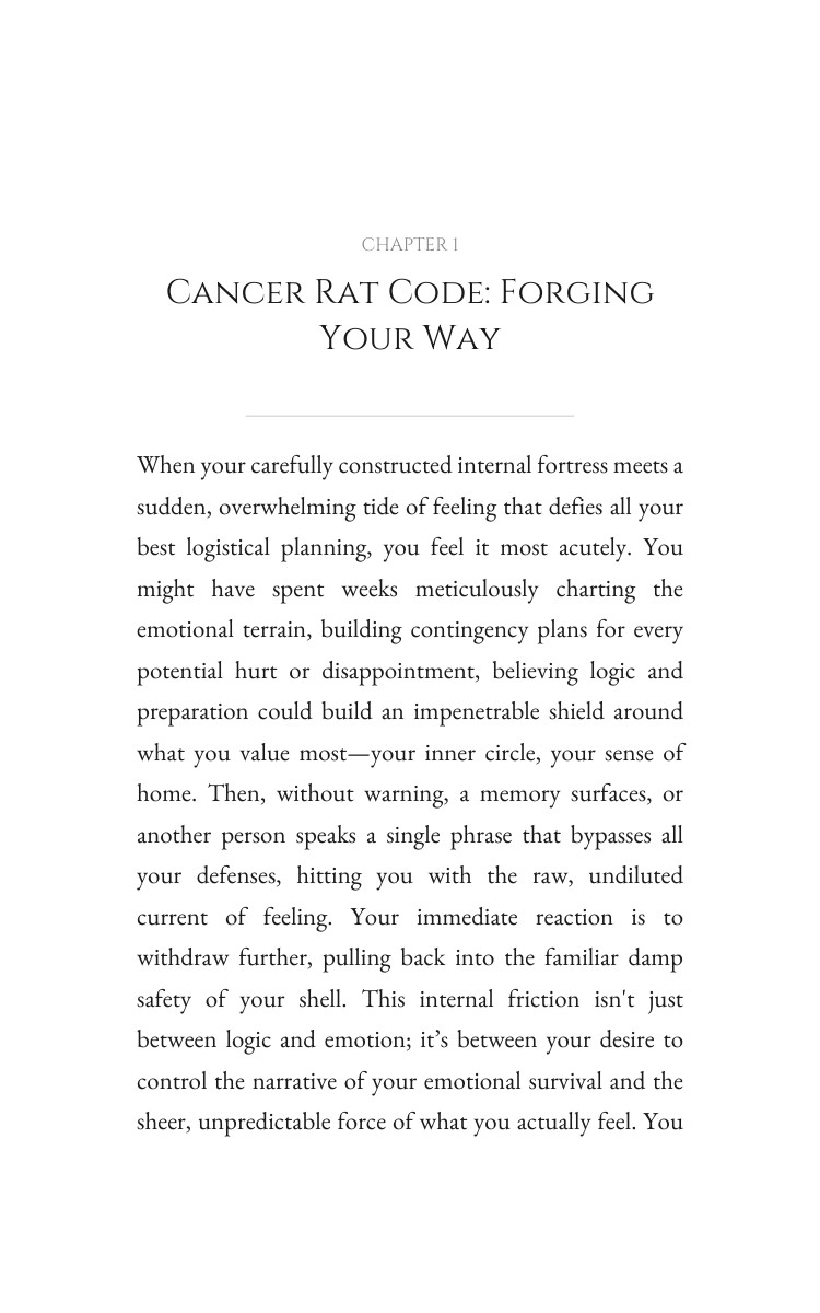 Cancer Rat Personal Growth Essentials: Sharpen Your Truth interior preview