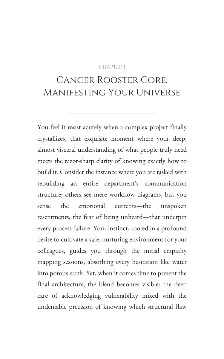 Cancer Rooster Career Success: Strategic Guide interior preview