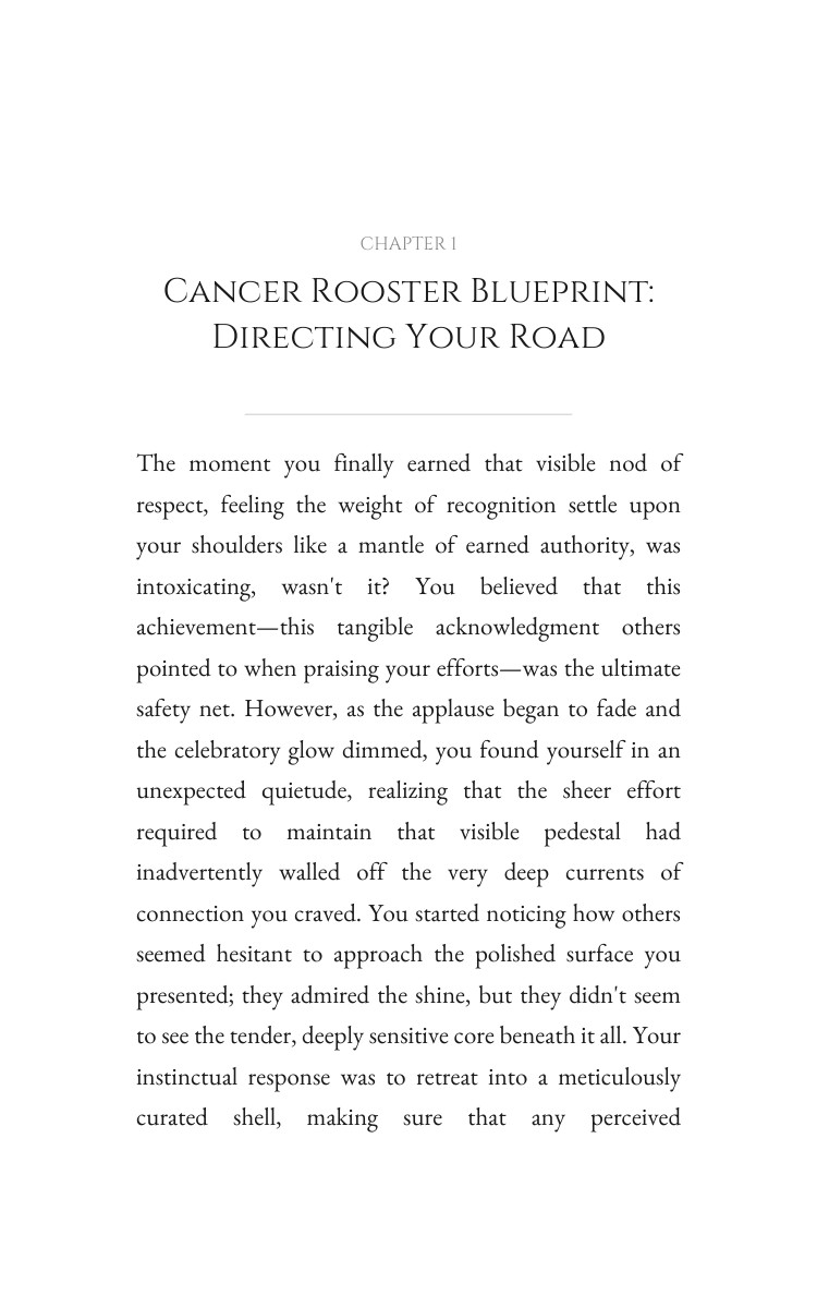 Cancer Rooster Leadership Handbook: Your Presence Crystallized interior preview
