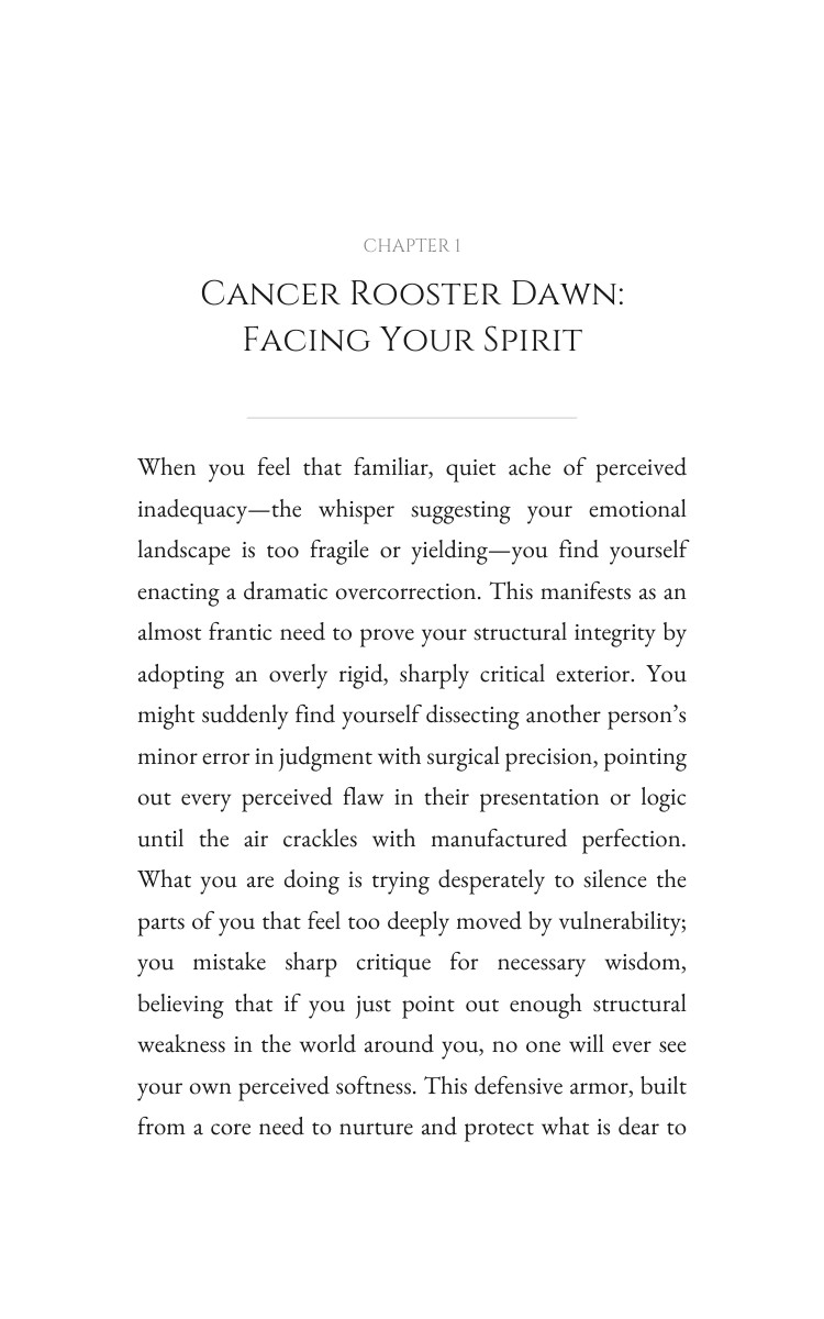 Cancer Rooster Personal Growth: Complete Edition interior preview