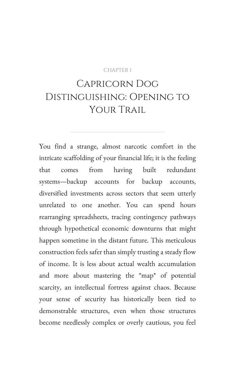 Capricorn Dog: Money Wealth Evolution interior preview