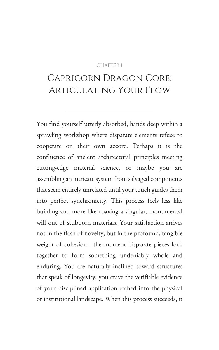 Capricorn Dragon: Personal Growth Fulfillment interior preview