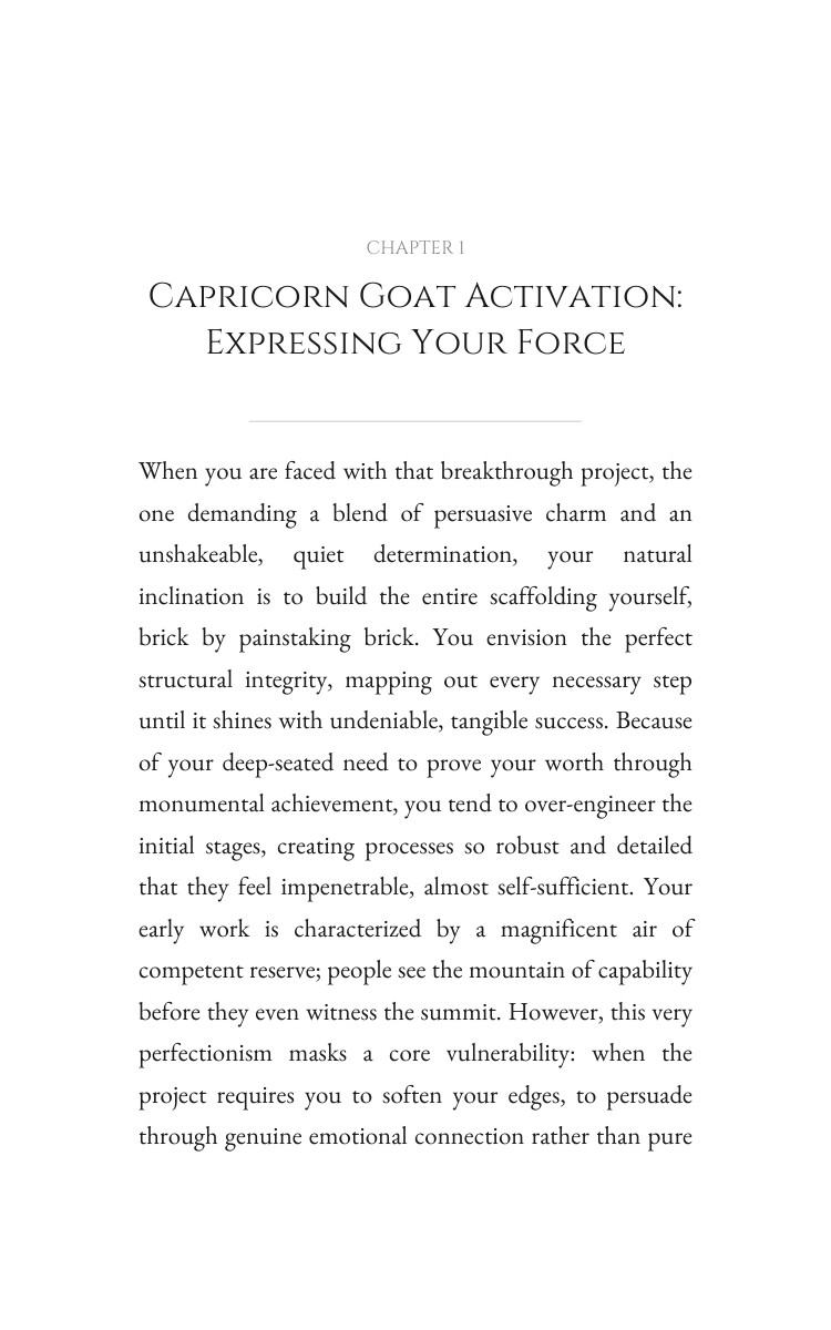 Capricorn Goat Career Success Integration: Transform Your Existence interior preview