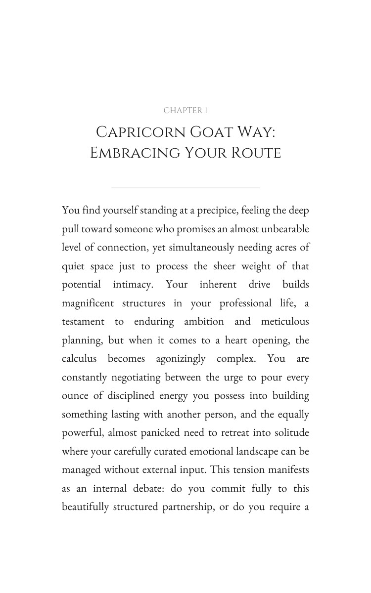 Capricorn Goat Love Relationships Handbook: Architect Your Potential interior preview