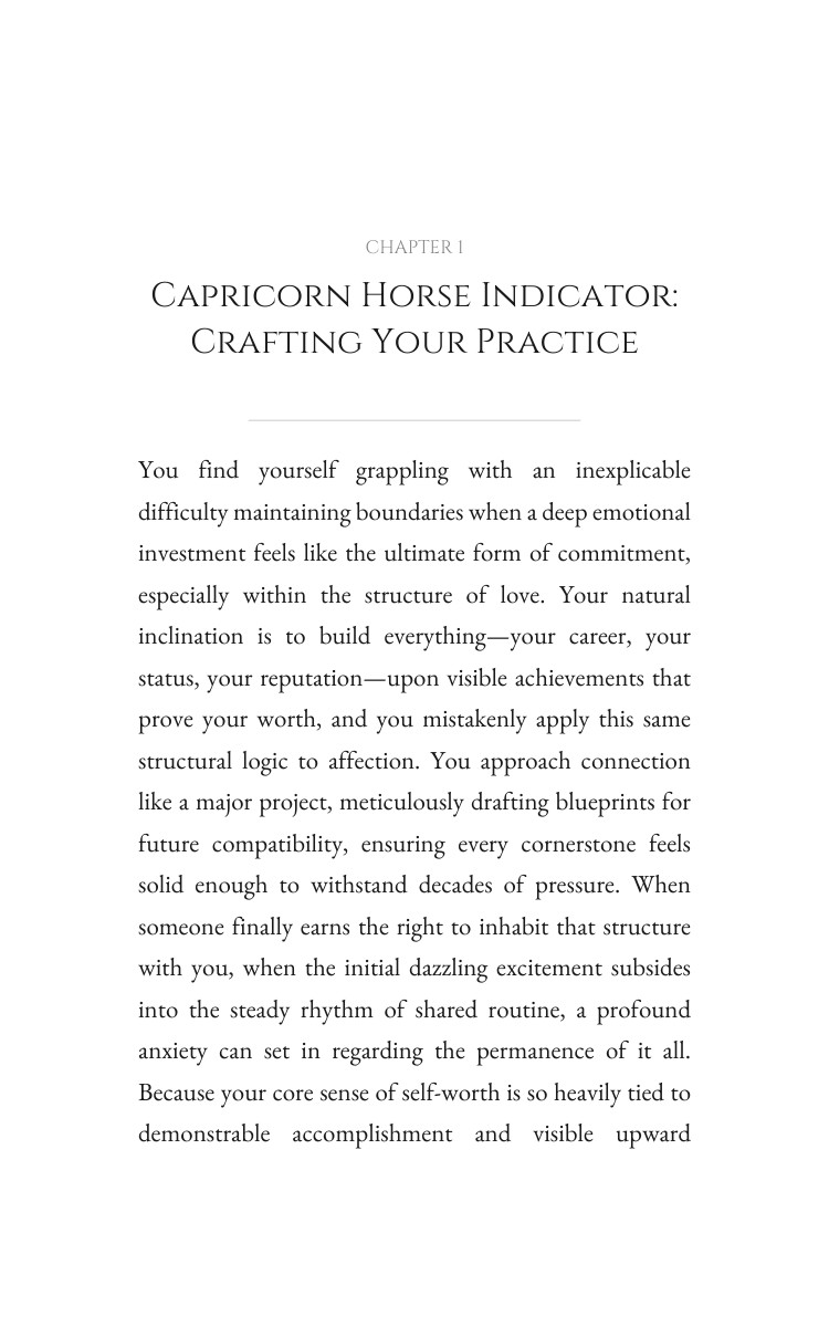 Capricorn Horse Love Relationships Reference: Command Your Spirit interior preview