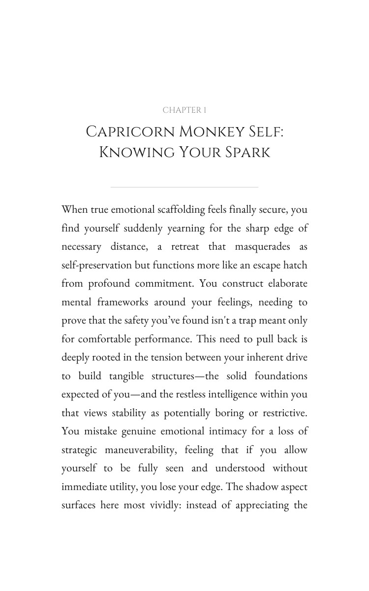 Capricorn Monkey: Love Relationships Excellence interior preview