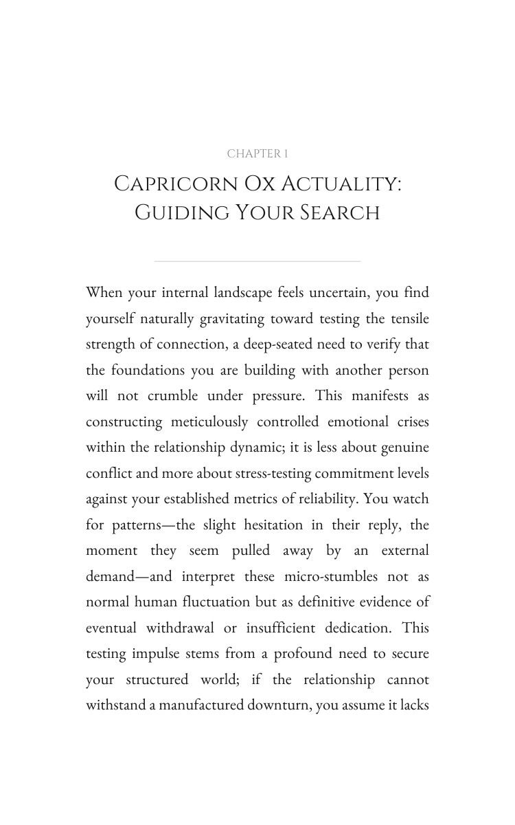 Capricorn Ox: Love Relationships Fulfillment interior preview