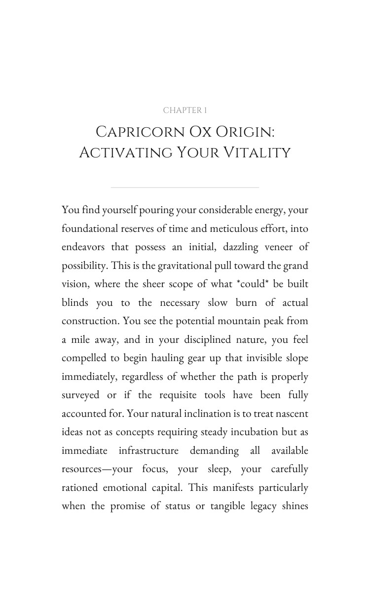 Capricorn Ox: Money Wealth Transformation interior preview