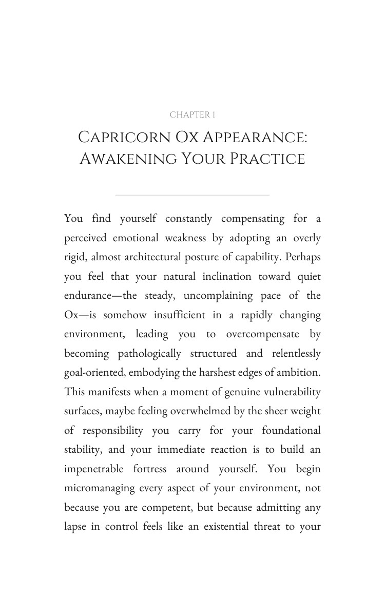 Capricorn Ox Personal Growth Optimization Guide: Vitalize Your Search interior preview