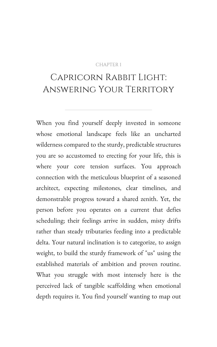 Capricorn Rabbit Love Relationships: Complete Edition interior preview