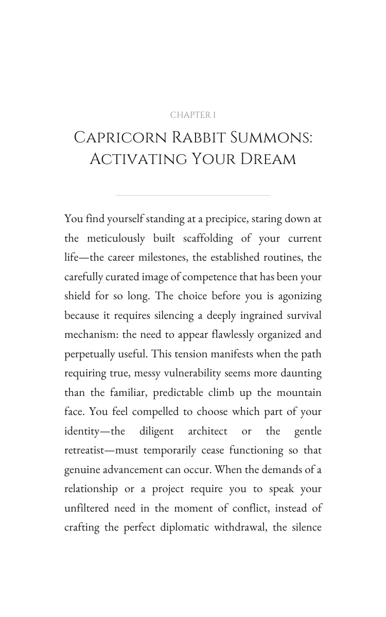 Capricorn Rabbit Personal Growth Playbook: Your Transformation Consolidated interior preview
