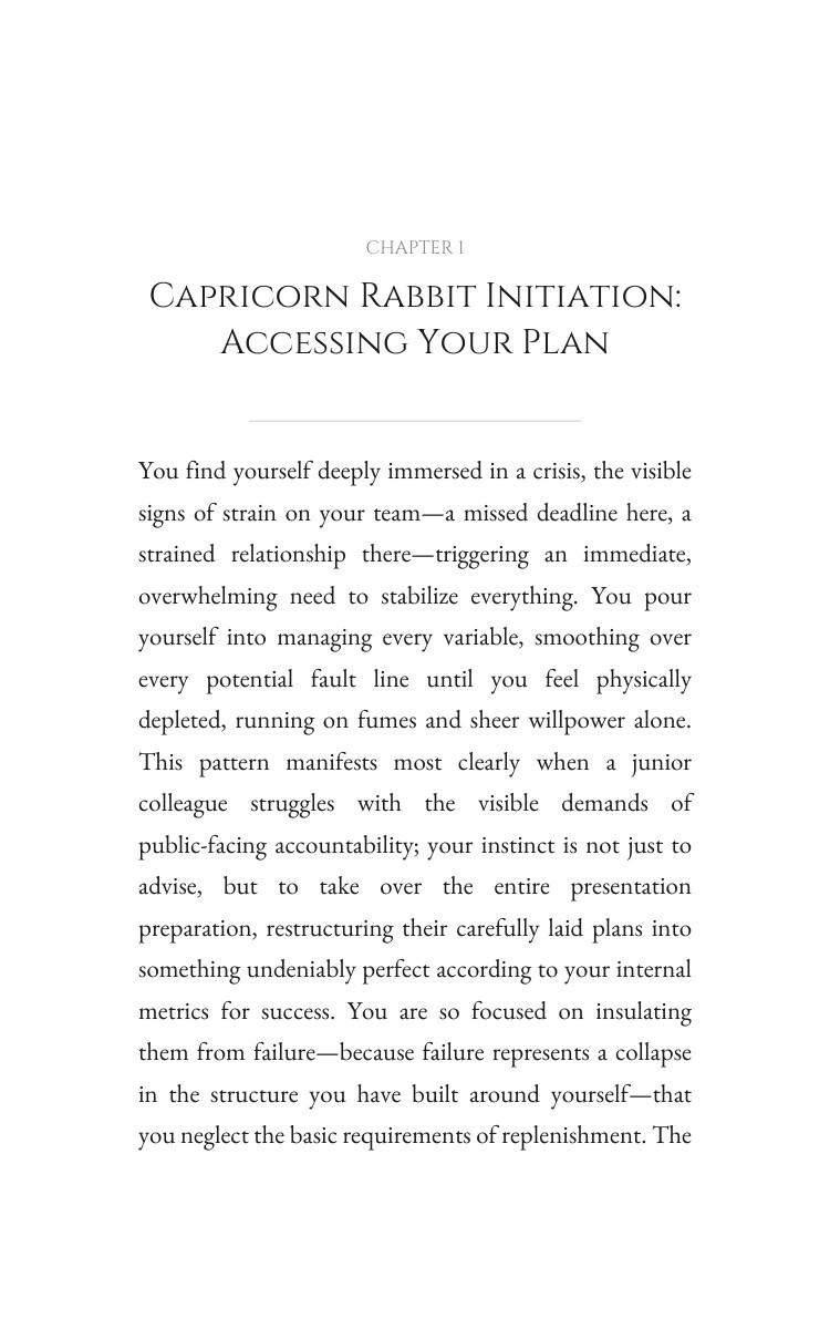 Capricorn Rabbit: Your Leadership Journey interior preview
