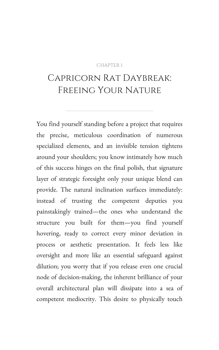 Capricorn Rat Leadership Companion: Your Dream Perfected interior preview