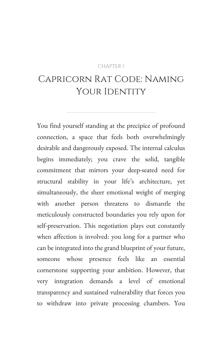 Capricorn Rat Love Relationships Framework: Multiply Your Skill interior preview