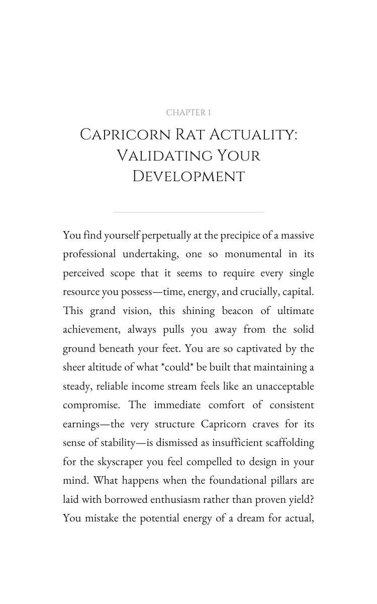 Capricorn Rat Money Wealth Toolkit: Transform Your Purpose interior preview