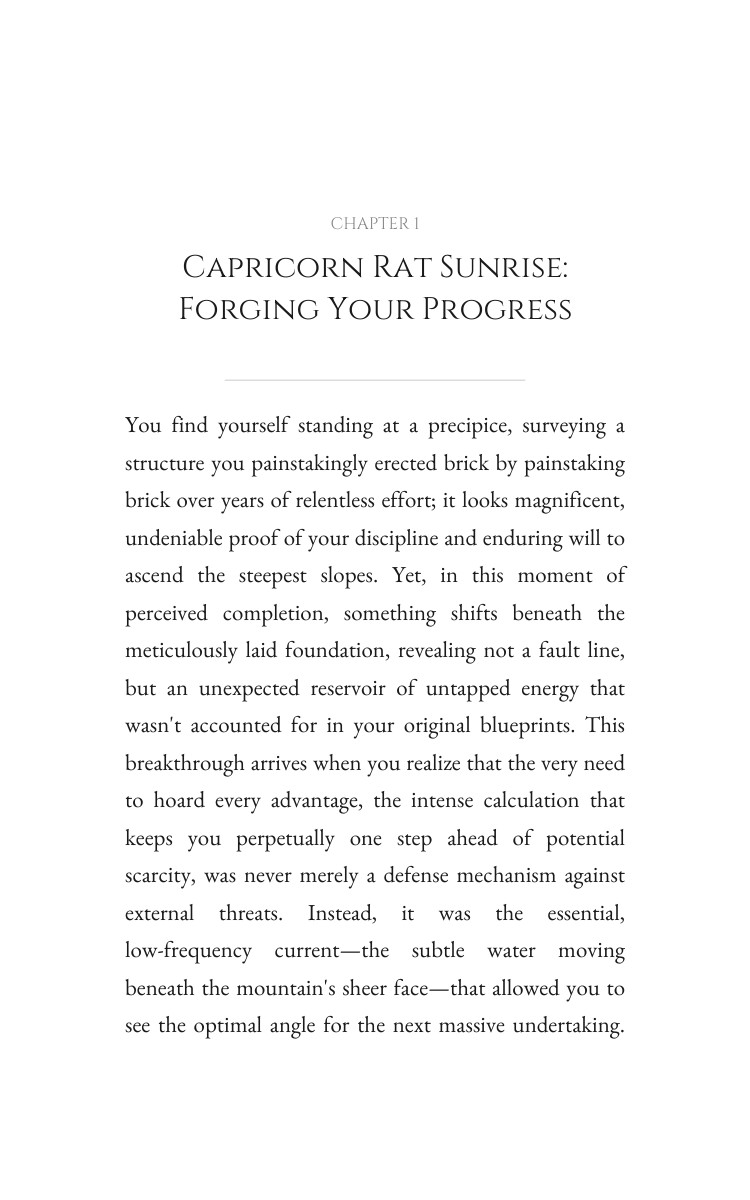 Capricorn Rat Personal Growth Essentials: Finesse Your Design interior preview