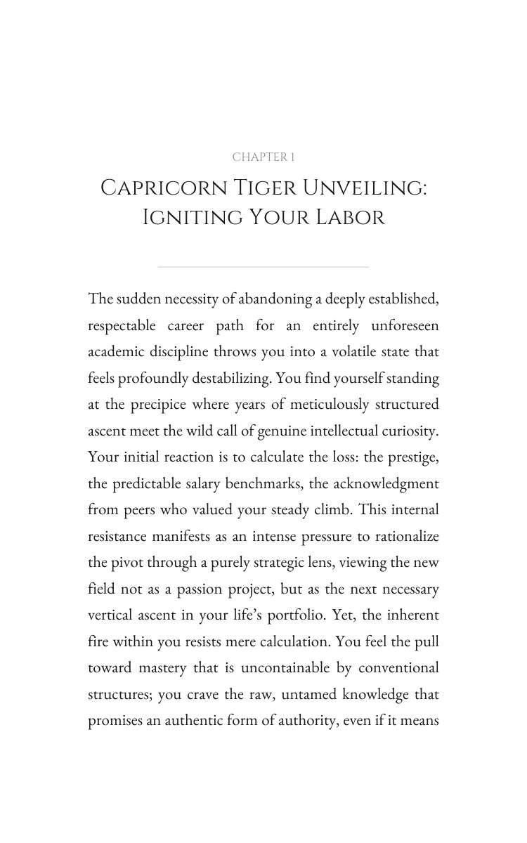 Capricorn Tiger Career Success: Essential Guide interior preview