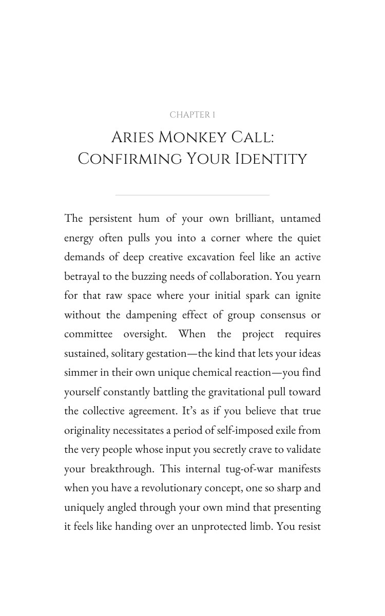 Career Success Experience: Aries Monkey interior preview