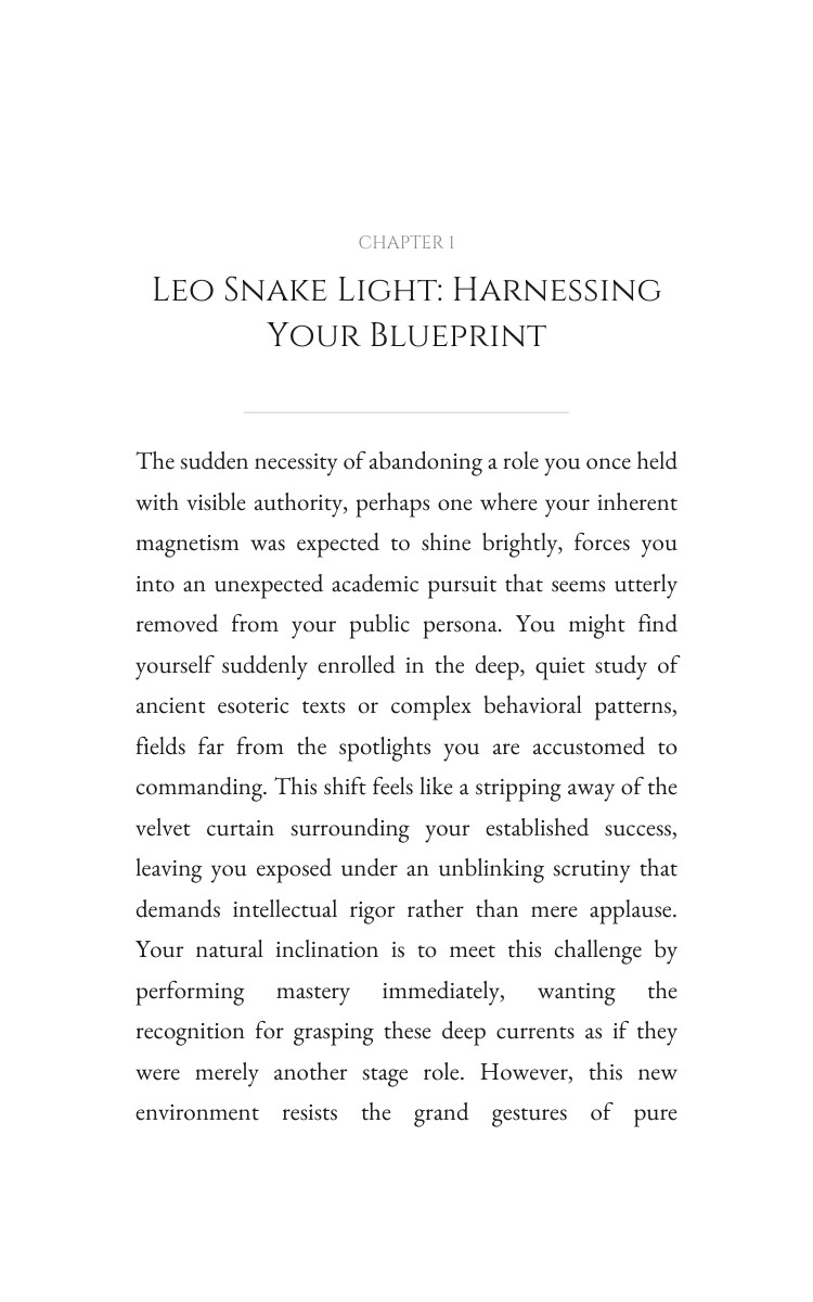 Career Success Guide for Leo Snake: Your Movement Perfected interior preview