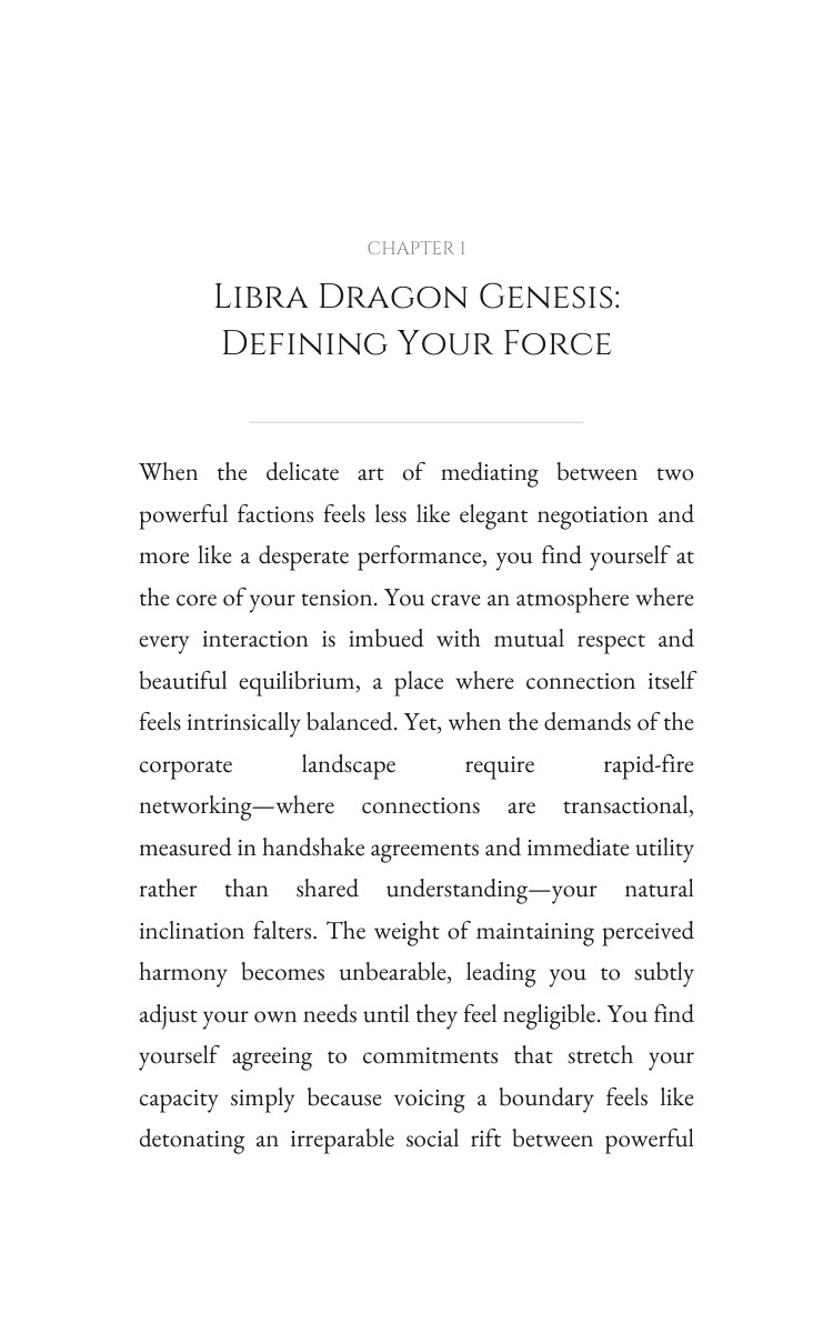 Career Success Guide for Libra Dragon: Your Transition Optimized interior preview