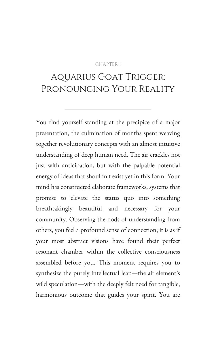 Career Success Handbook: Aquarius Goat interior preview