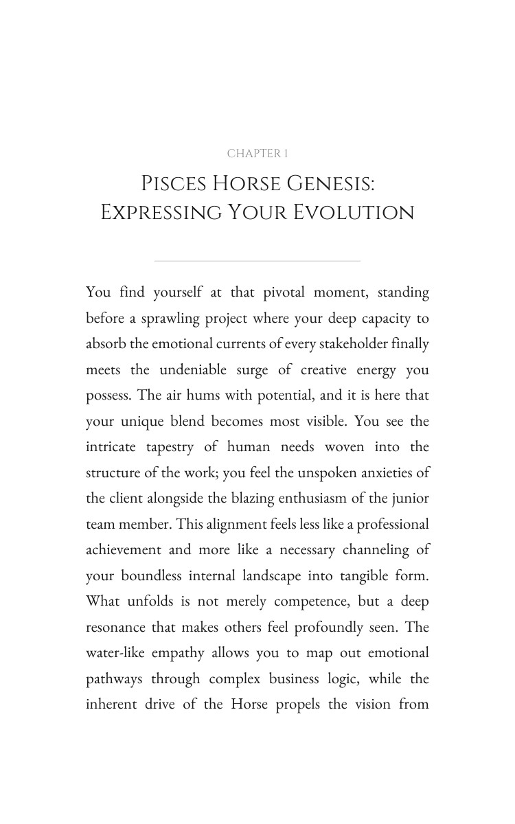 Career Success Manual for Pisces Horse: Align Your Mission interior preview