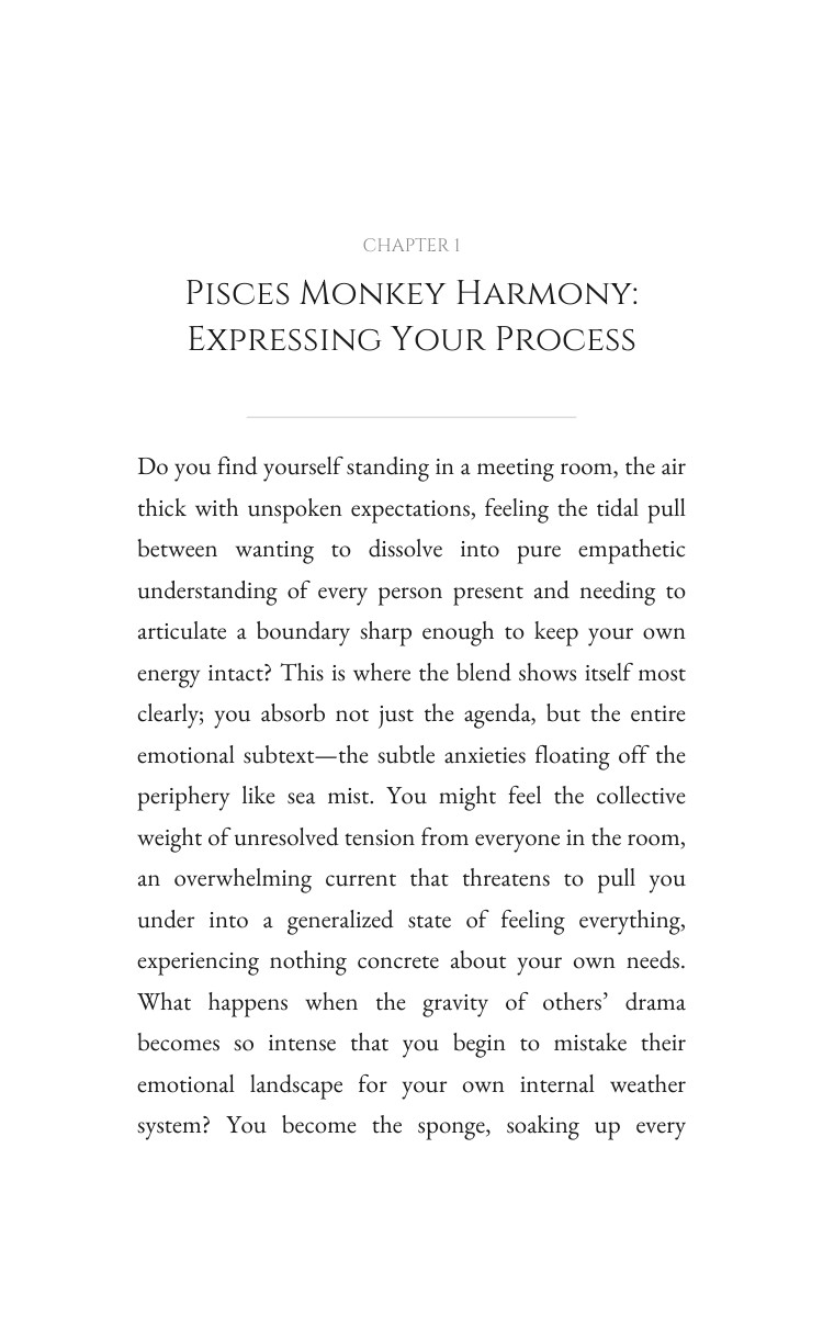 Career Success Mastery: Pisces Monkey interior preview