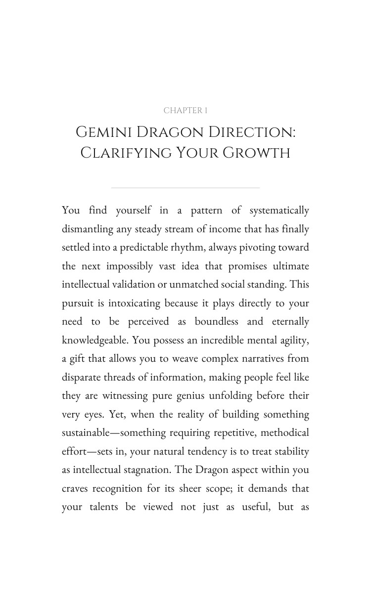 Gemini Dragon: Money Wealth Clarity interior preview
