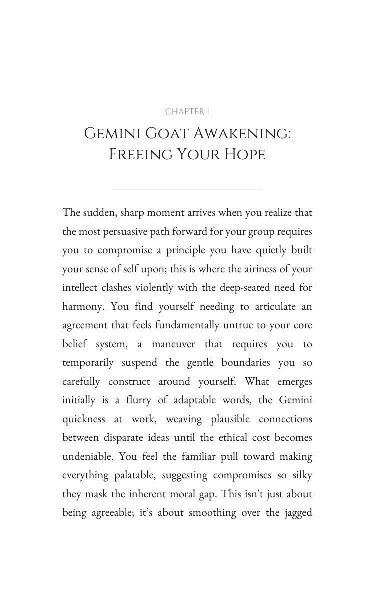 Gemini Goat Leadership Decoded: Your Nature Unleashed interior preview