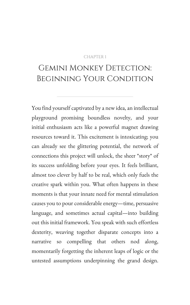Gemini Monkey: Money Wealth Command interior preview