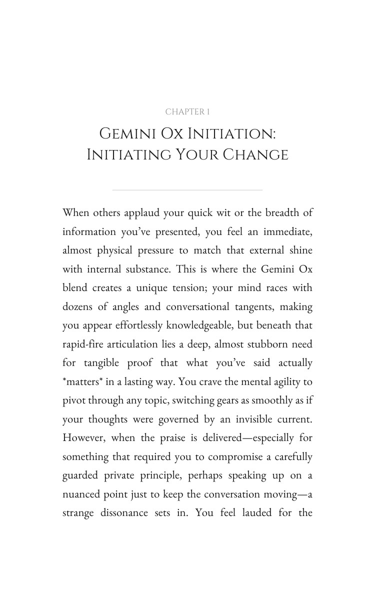 Gemini Ox: Leadership Activation interior preview