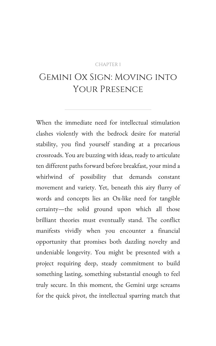 Gemini Ox Money Wealth Success Guide: Transform Your Shift interior preview